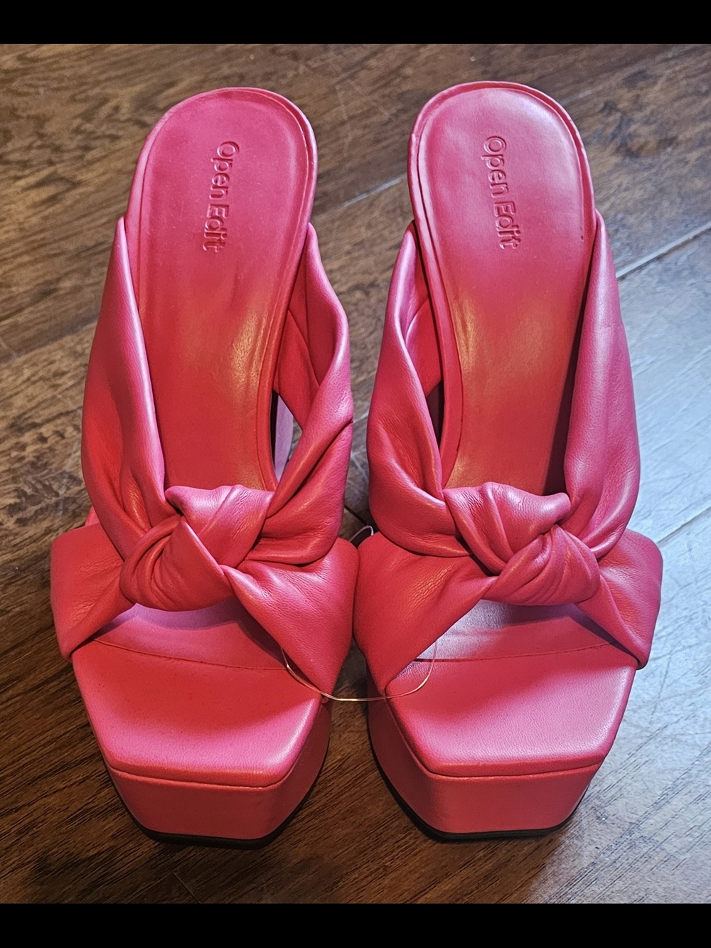 Open Edit 'Kaia' knot platform sandals